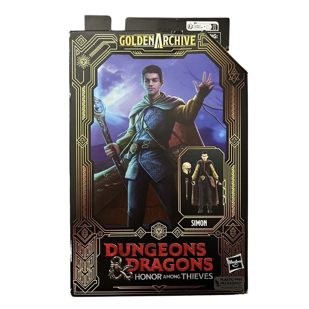 Dungeons & Dragons Honor Among Thieves Golden Archive Simon 6" Action Figure